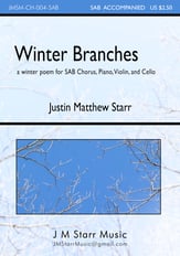 Winter Branches Three-Part Mixed choral sheet music cover